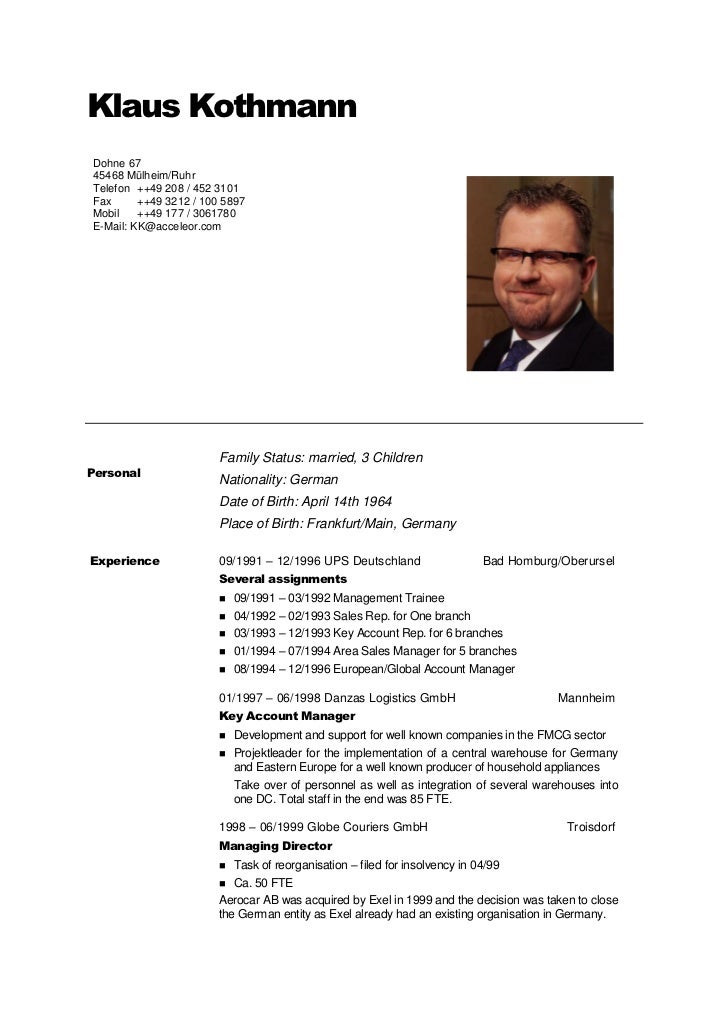 English Kk Cv Short 2009 06 Incl Pic
