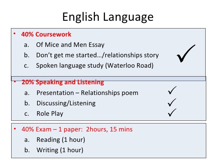 Coursework questions mice men