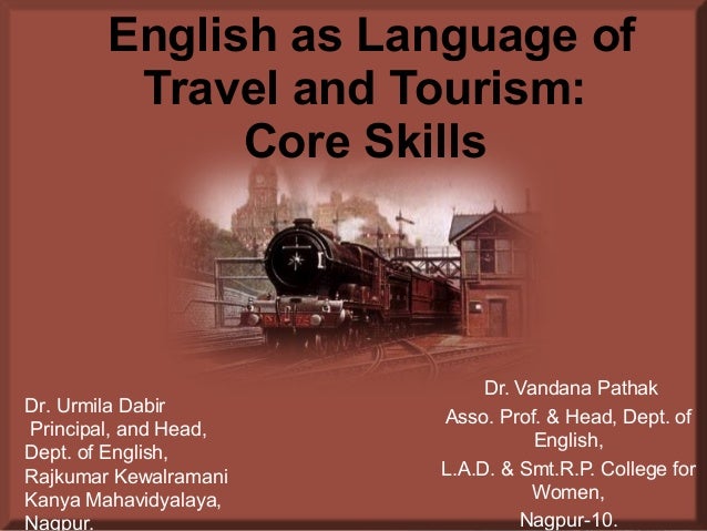 english language and tourism