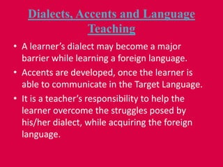 English language teaching | PPTX