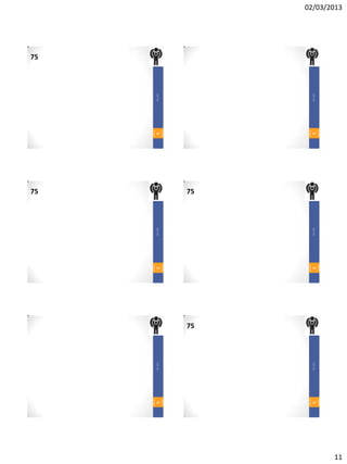 75
                                                               75




          DR. JCDT             DR. JCDT             DR. JCDT




     65
                          63
                                               61




                     75
                                          75




          DR. JCDT             DR. JCDT             DR. JCDT




     66
                          64
                                               62
                                                                    02/03/2013




11
 