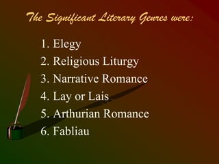Geoffrey Chaucer
Literary Works

 
