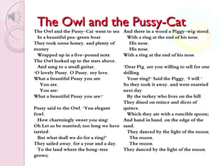 TThhee OOwwll aanndd tthhee PPuussssyy--CCaatt 
 