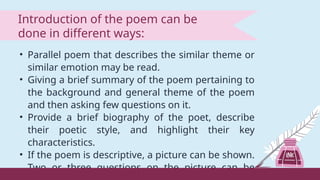 English Literature Poetic Techniques Presentation in Blue Pink Maroon ...