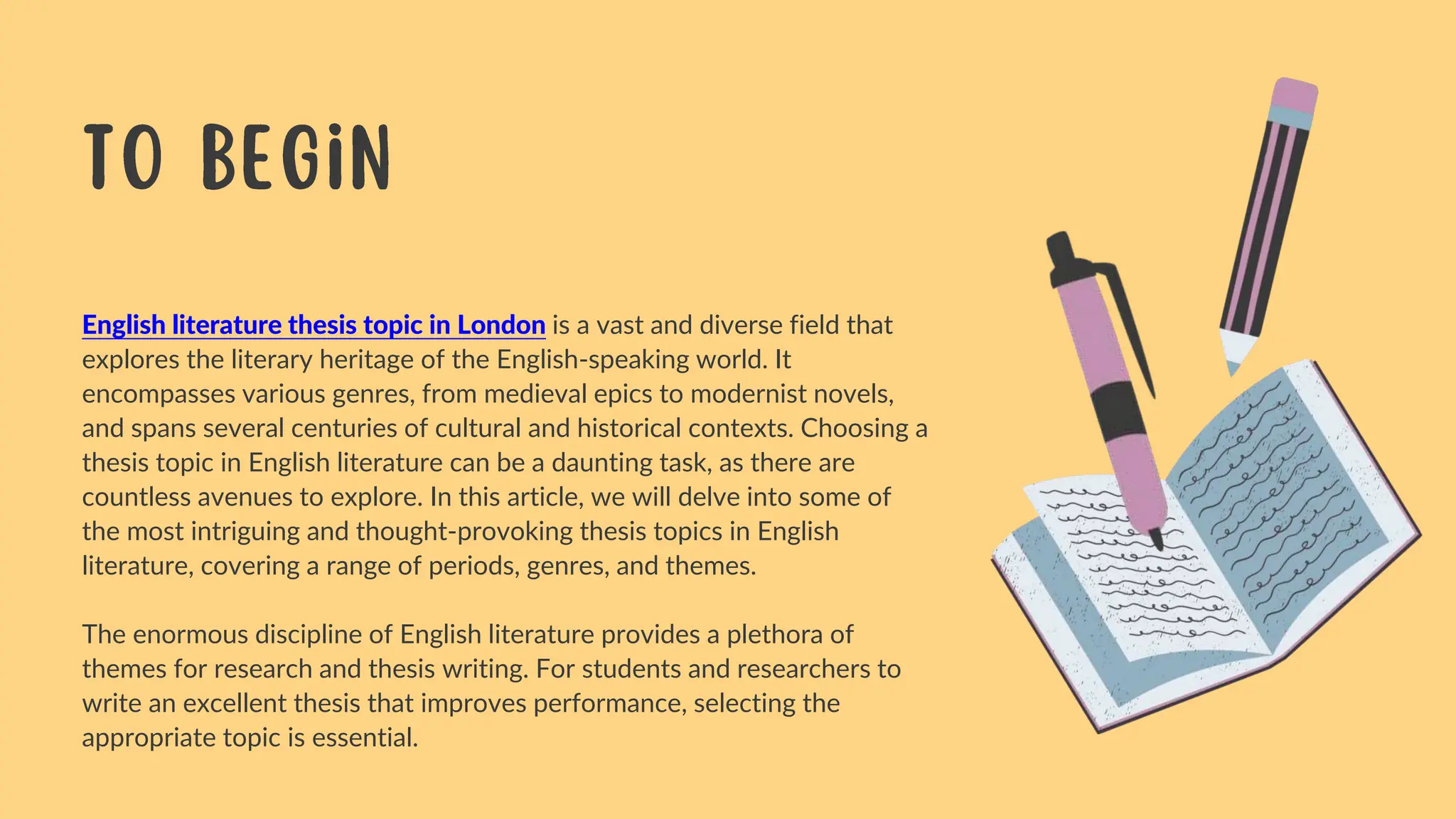 English Literature Thesis Topics In London UK pptx English Literature Thesis Topics In London UK pptx