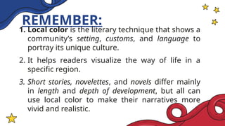 Local Fiction Example English_Local Colors and Forms of Fiction.pptx