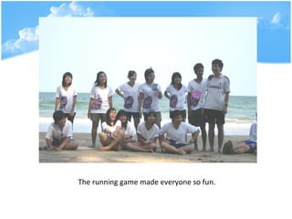 The running game made everyone so fun.   