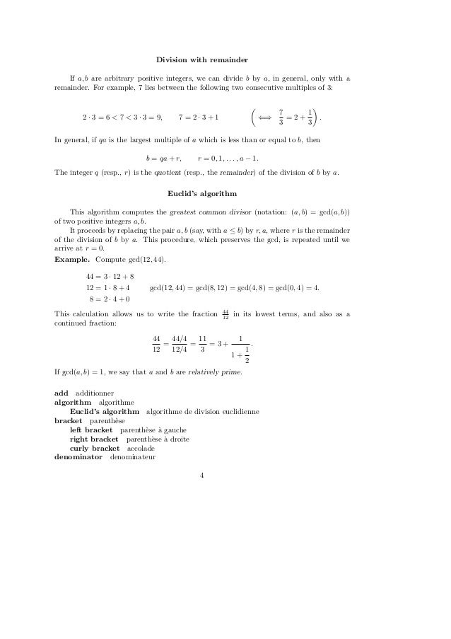 English Math Dictionary