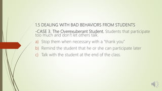 Classroom Management & Classroom Interaction | PPTX