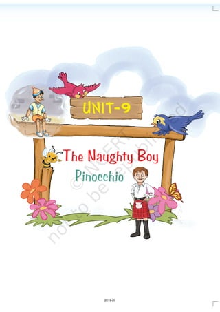UNIT-9
The Naughty Boy
Pinocchio
2019-20
 