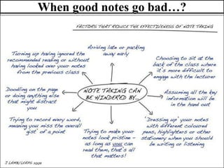 When good notes go bad…?
 