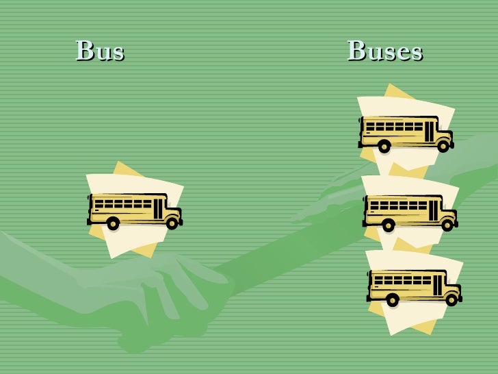 Plurale Di Bus In Inglese