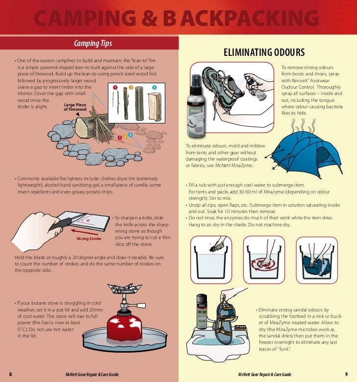 English outdoor gear repair & care guide