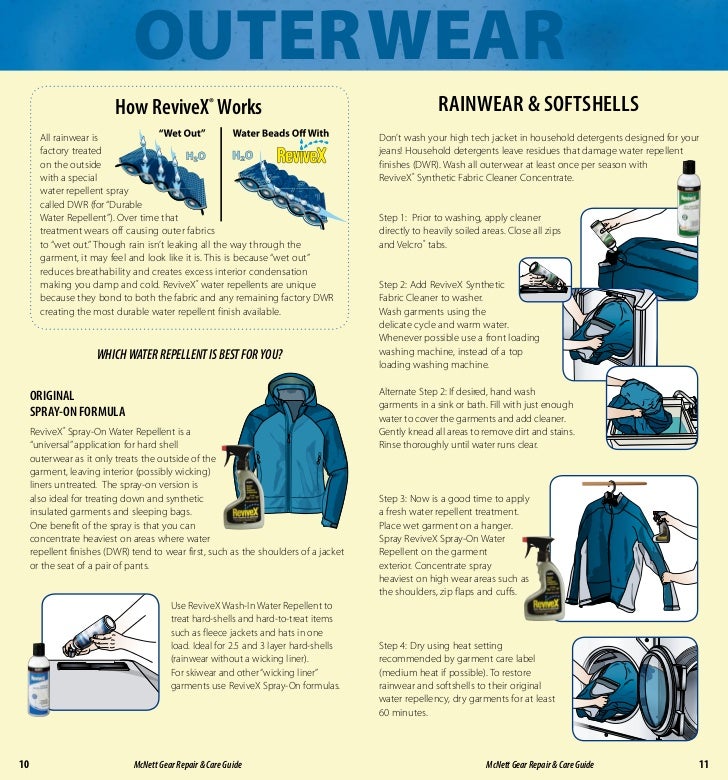 English outdoor gear repair & care guide