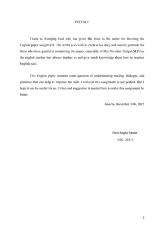 English paper assigment/tugas makalah bahasa inggris lengkap dengan ...