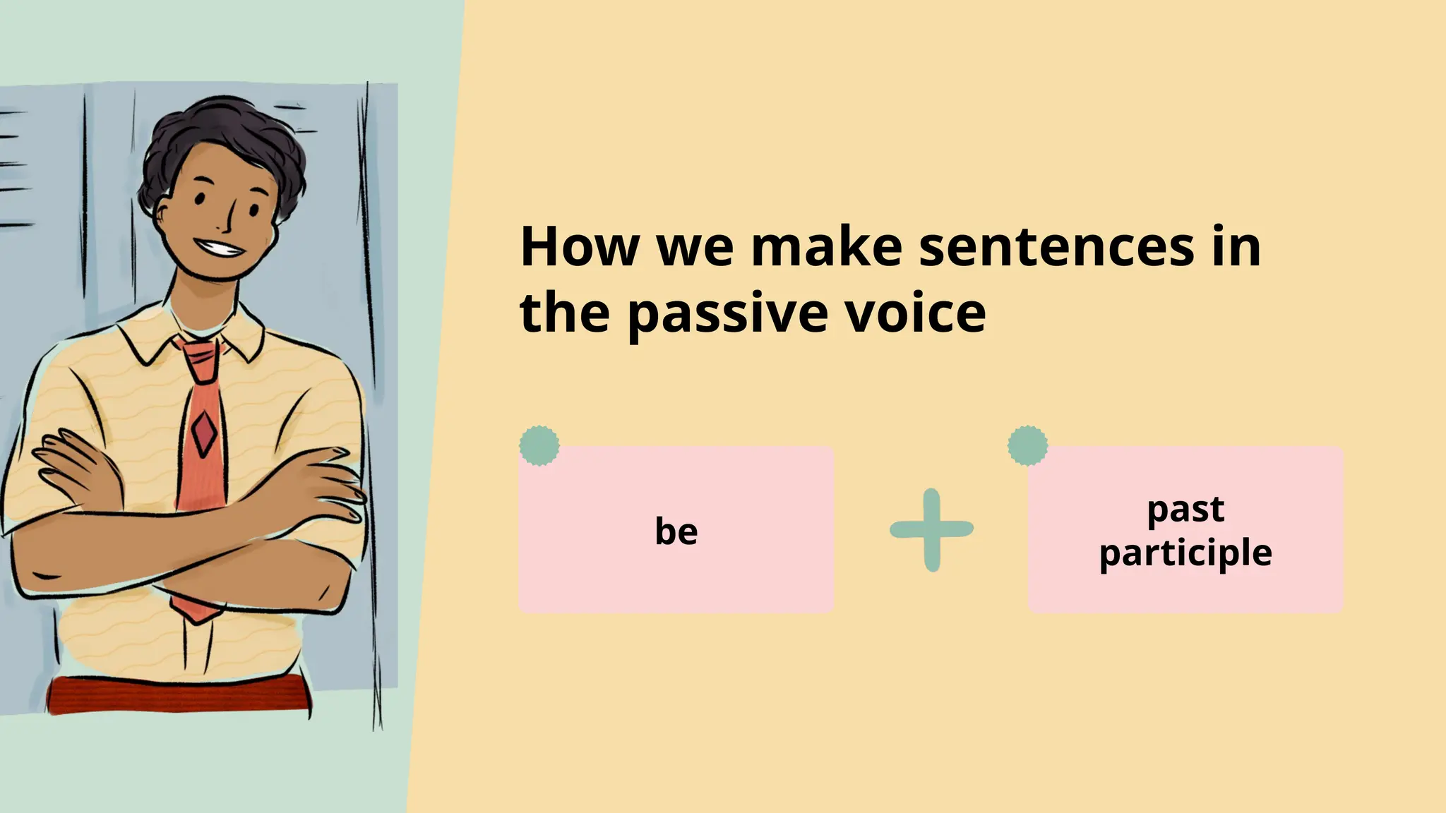English Passive Voice Presentation in colorful Illustrative Style.pptx