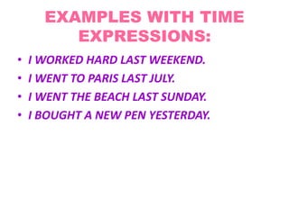 English past tense | PPTX