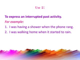English past tense | PPTX