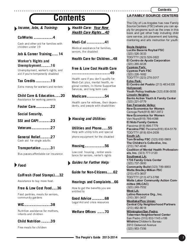 The Peoples Guide To Welfare Health And Other Services
