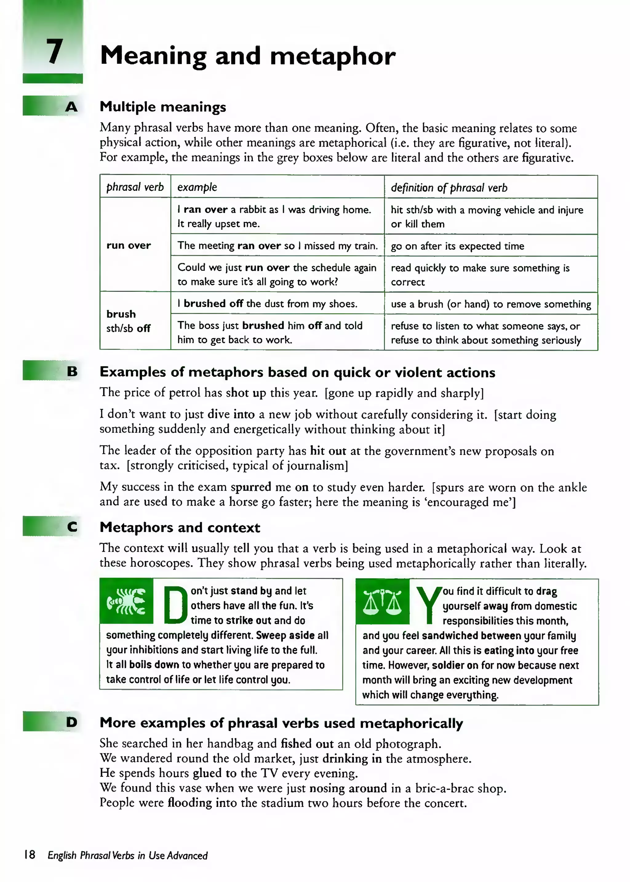 English phrasal verbs in use advanced | PDF