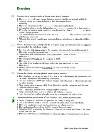English phrasal verbs in use advanced | PDF