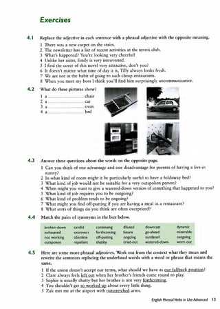English phrasal verbs in use advanced | PDF