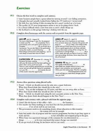 English phrasal verbs in use advanced | PDF