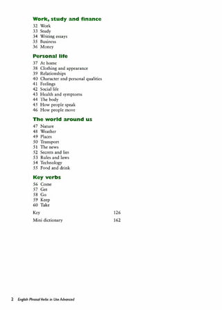English phrasal verbs in use advanced | PDF