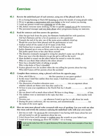 English phrasal verbs in use advanced | PDF
