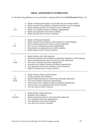 English placement test | PDF