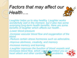 Laughter - The Best Medicine | PPTX