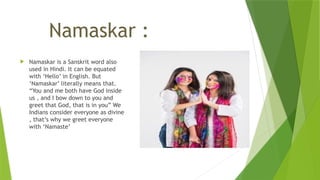 INDIAN CULTURE _power point presentation | PPTX