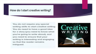 Creative writing and the feature types etc | PPT