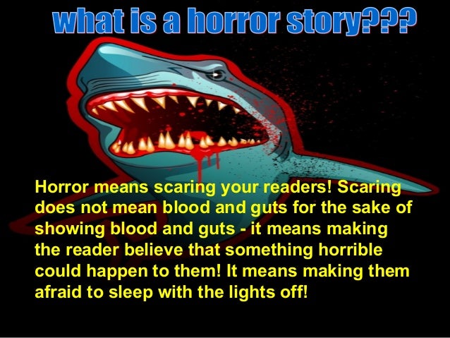 How to write good horror stories