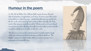 In-Depth Analysis of Vikram Seth's Satirical Poem 'The Tale of Melon ...