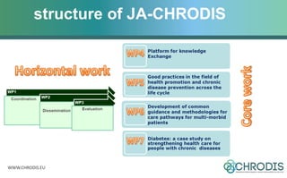 WWW.CHRODIS.EU
structure of JA-CHRODIS
 