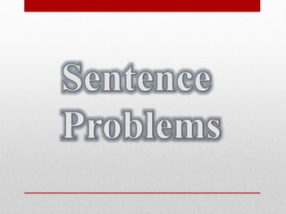 Using Parallel Structures and Fixing Structures Problems | PPT