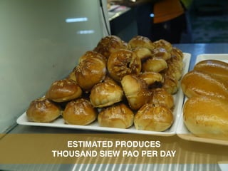 ESTIMATED PRODUCES
THOUSAND SIEW PAO PER DAY
 
