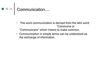 ppt on Communication Skills
