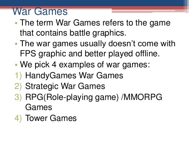presentation survey examples