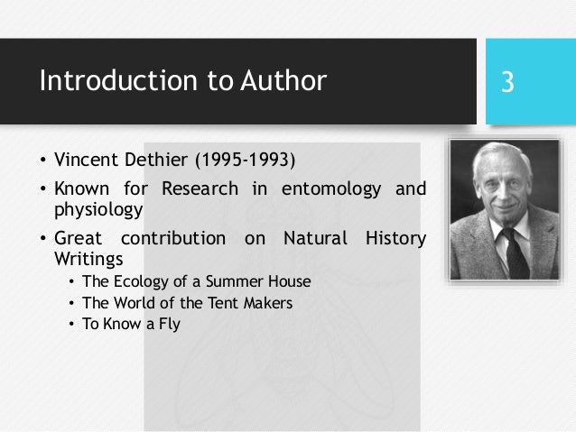 To know a fly by v g dethier essay 03 image