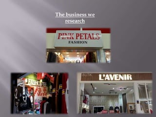 The business we
research

 