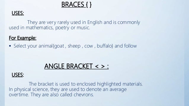 punctuations examples