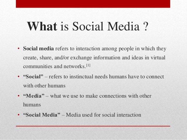 english presentation on social media