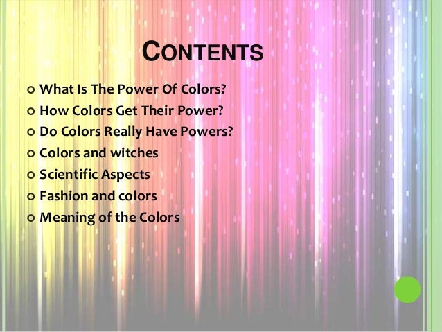 Colors And Their Meanings the power of colors and their meanings Colors And Their Meanings the power of colors and their meanings