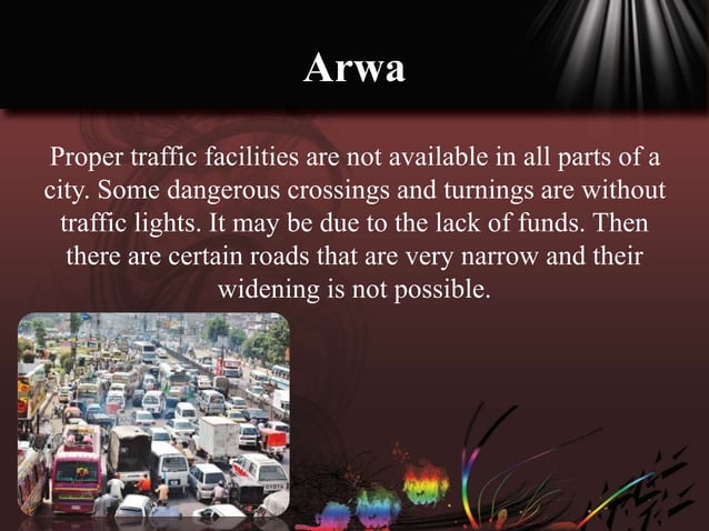 Traffic Problems in Cities. | PPTX
