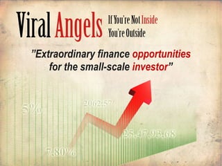 ”Extraordinary finance opportunities 
for the small-scale investor” 
 