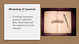 Journal Writing | PPT