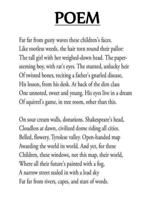 POEM
 
