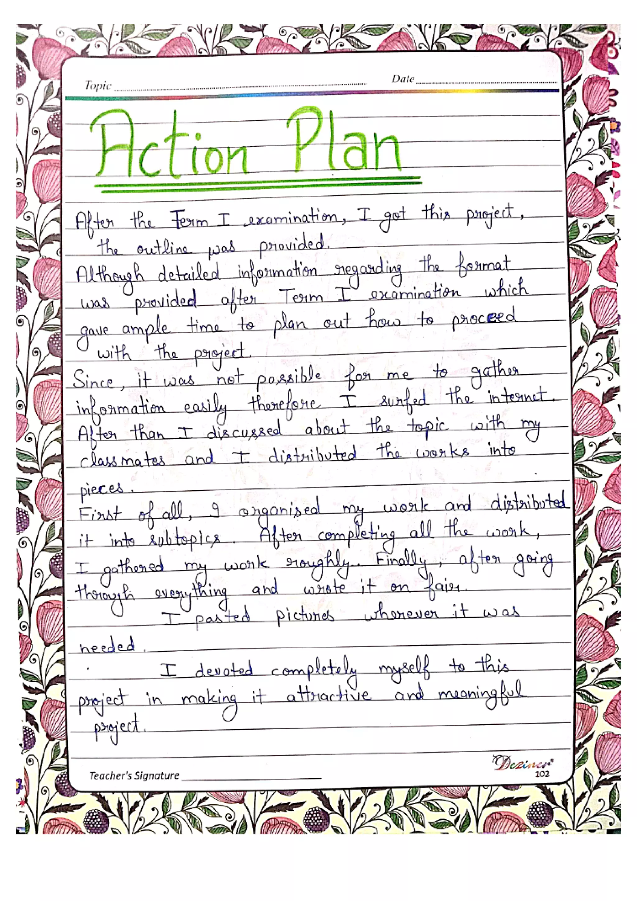 Class 12(ENGLISH) ASL project file